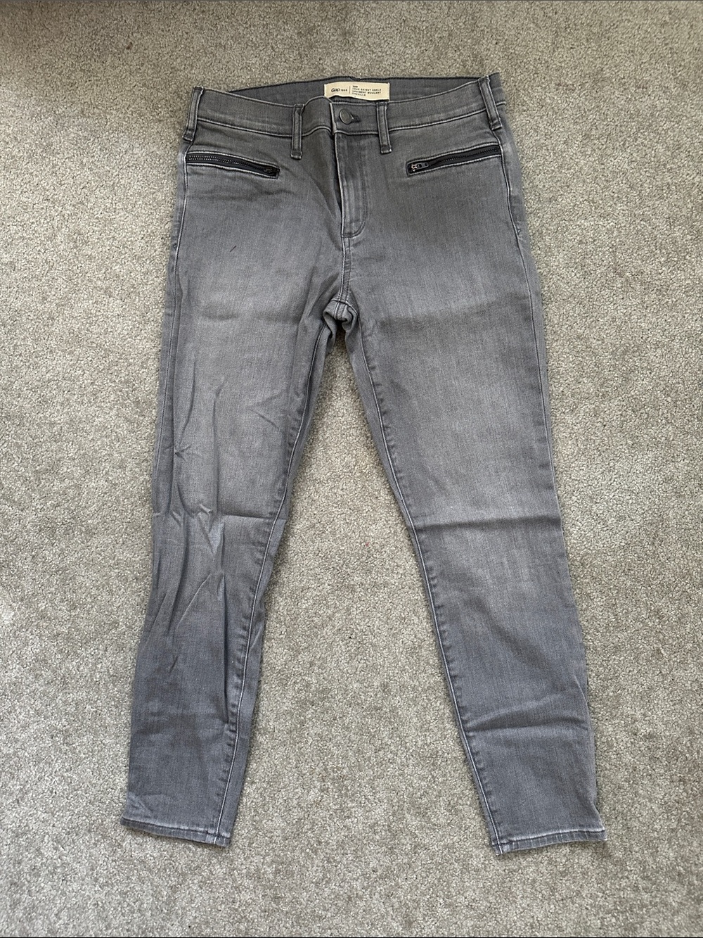 GAP Gray Ankle Skinny Jeans